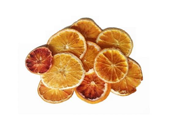 درمان سرماخوردگی با مصرف چیپس میوه پرتقال